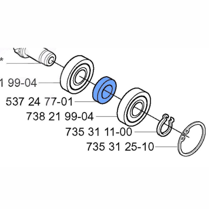 Manchon D'Entretoise 5372477-01 dans le groupe  chez GPLSHOP (5372477-01)
