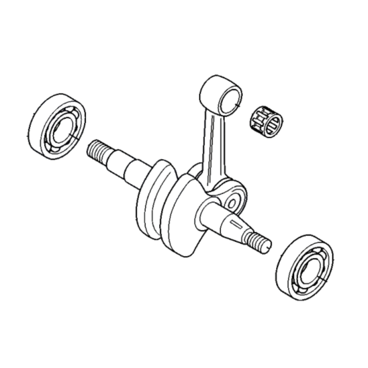 Vilebrequin 5373162-02 dans le groupe Pièces De Rechange / Pièces détachées Jonsered Débroussailleuses / Pièces détachées Jonsered RS52 chez GPLSHOP (5373162-02)