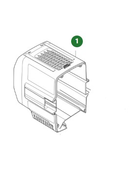 Boîtier Husqvarna B330X dans le groupe Pièces De Rechange / Pièces détachées Batteries et Chargeurs BLi / Pièces détachées Husqvarna B330X chez GPLSHOP (5386543-01)