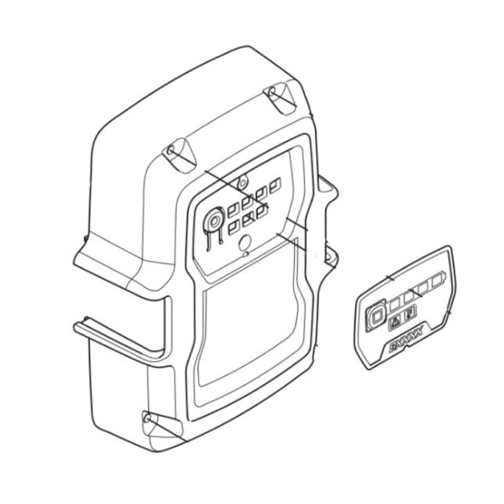 Pièce de rechange pour couvercle Assy devenu Mkii 5386545-01 dans le groupe Pièces De Rechange / Pièces détachées Batteries et Chargeurs BLi / Pièces détachées Husqvarna B220X chez GPLSHOP (5386545-01)