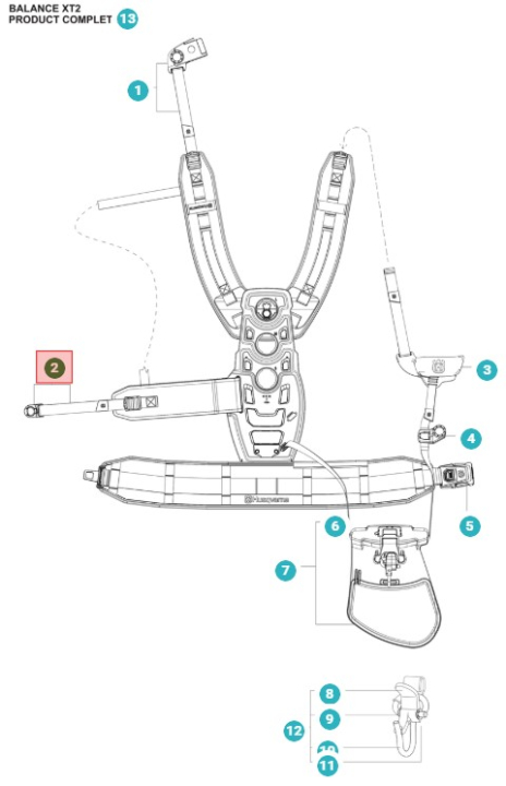 Sangle de traction Sangle latérale Assy Bal 5388050-01 dans le groupe  chez GPLSHOP (5388050-01)