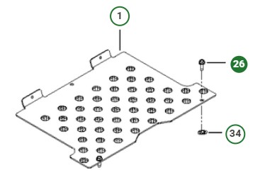 Blt 5/16-18 X 1 Troisième Forme Zd 5391132-26 dans le groupe  chez GPLSHOP (5391132-26)