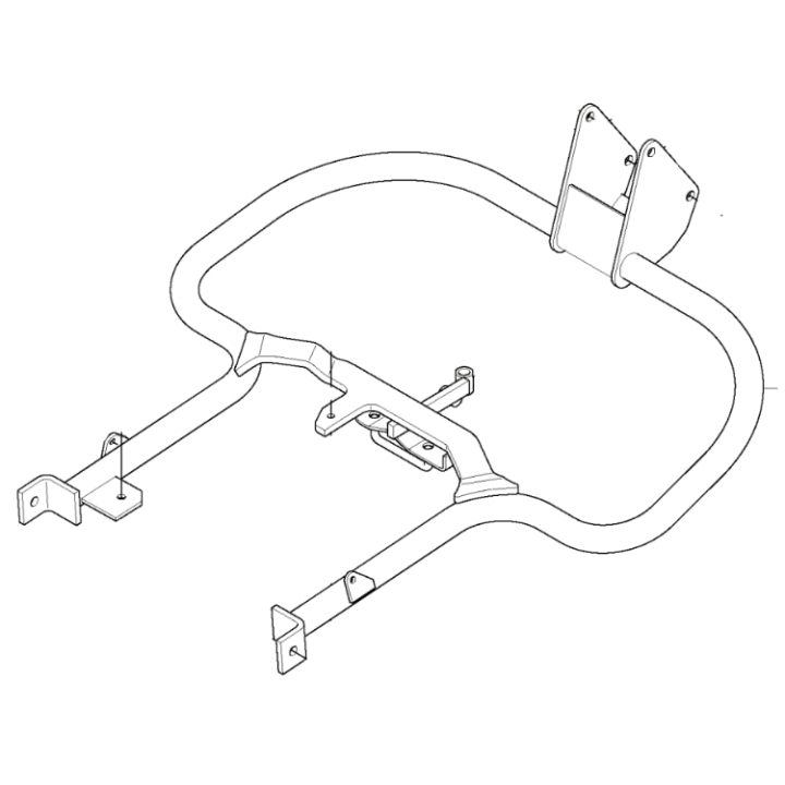 Cadre dans le groupe Pièces De Rechange / Pièces détachées Rider / Pièces détachées Husqvarna Rider 11C chez GPLSHOP (5440674-01)