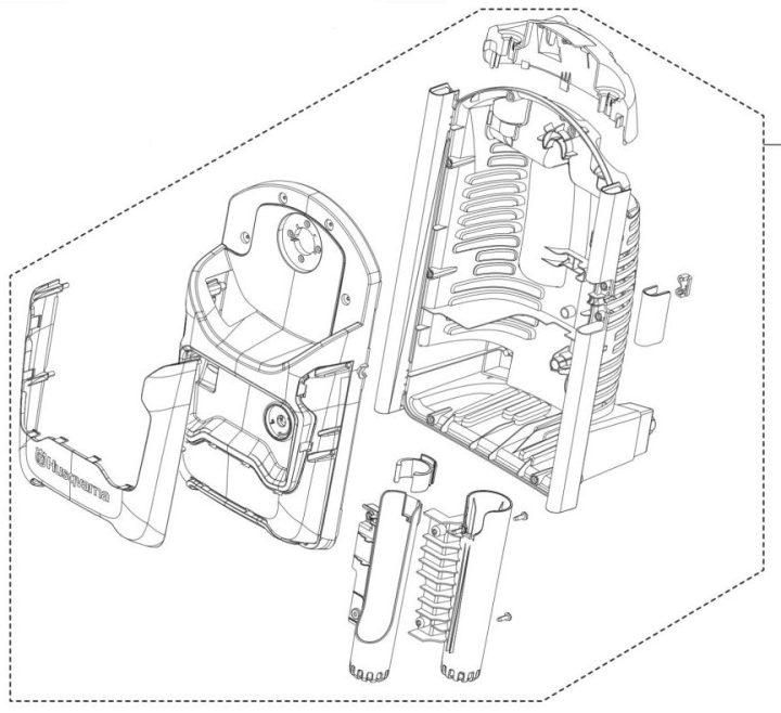 Kit de couverture Pw 240 5460919-01 dans le groupe Pièces De Rechange / Pièces détachées Nettoyeurs haute pression / Pièces détachées Husqvarna PW240 chez GPLSHOP (5460919-01)