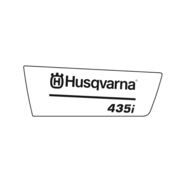 Décalcomanie 435I dans le groupe Pièces De Rechange / Pièces détachées Tronçonneuses / ➤Série 400 / Pièces détachées Husqvarna 435i chez GPLSHOP (5468820-01)