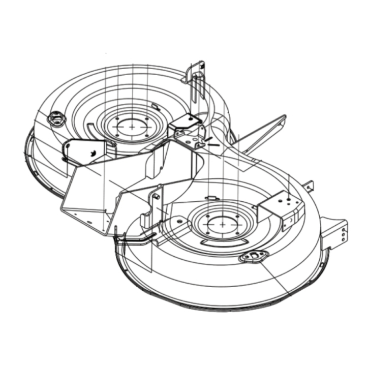 Kit de plateau de coupe Tc 114 Versio dans le groupe Pièces De Rechange / Pièces détachées Tracteurs tondeuses / Pièces détachées Husqvarna TC 114 chez GPLSHOP (5473167-04)