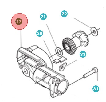 Pièce de rechange Ousing Assy A dans le groupe Pièces De Rechange / Pièces détachées Taille-haies / Pièces détachées Husqvarna 525HE4 chez GPLSHOP (5484520-01)