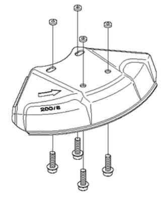 Ensemble de protection de lame Torx 5745326-02 dans le groupe Pièces De Rechange / Pièces détachées Débroussailleuses / Pièces détachées Husqvarna 535iFR chez GPLSHOP (5745326-02)