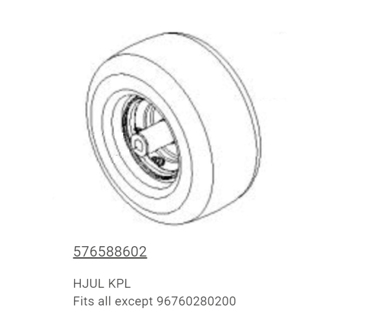 Roue Avant Rz 5765886-02 dans le groupe  chez GPLSHOP (5765886-02)