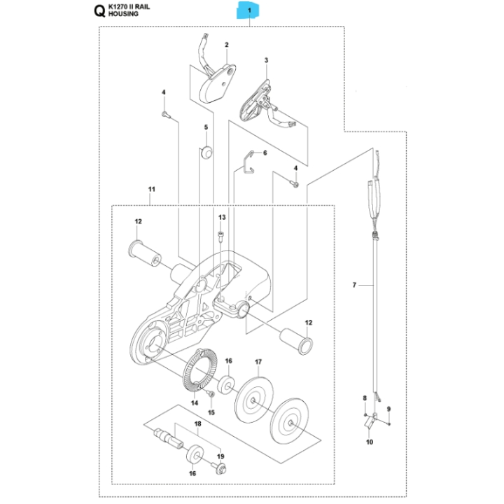 Ensemble de boîtier de roulement dans le groupe  chez GPLSHOP (5766657-11)