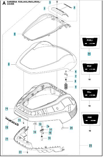 Système Carrosserie R50Li 5779553-08 dans le groupe  chez GPLSHOP (5779553-08)
