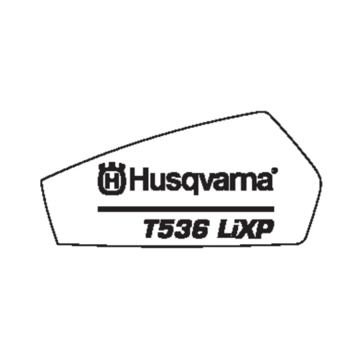 Autocollant 5782290-01 dans le groupe Pièces De Rechange / Pièces détachées Tronçonneuses / ➤Série 500 / Pièces détachées Husqvarna T536Li XP chez GPLSHOP (5782290-01)