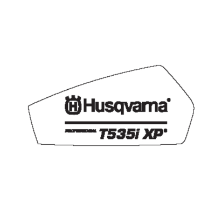 Produit de décalcomanie T535I Xp 5782290-02 dans le groupe Pièces De Rechange / Pièces détachées Tronçonneuses / Pièces détachées Husqvarna T535i XP chez GPLSHOP (5782290-02)