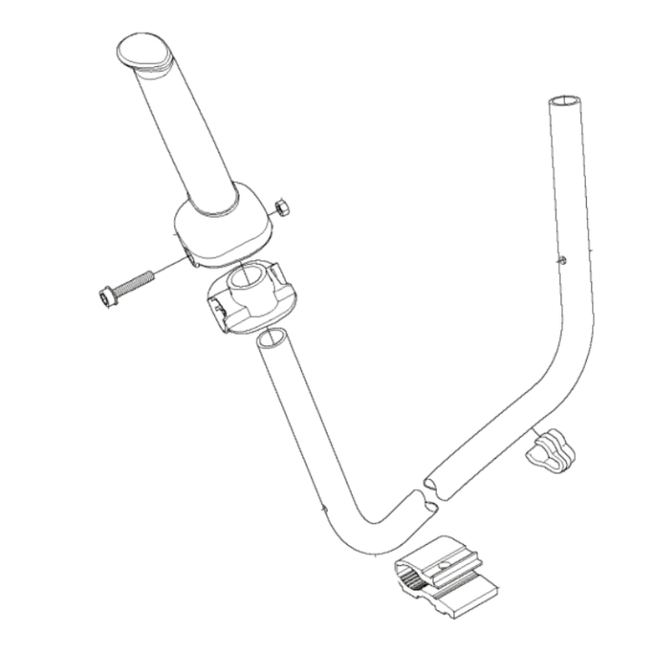 Guidon complet Horda Grip 5782482-02 dans le groupe Pièces De Rechange / Pièces détachées Débroussailleuses / Pièces détachées Husqvarna 525RX/T chez GPLSHOP (5782482-02)