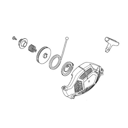 Dispositif De Lancement Husqvarna 439 dans le groupe Pièces De Rechange / Pièces détachées Tronçonneuses / Pièces détachées Husqvarna 439 chez GPLSHOP (5793098-01)