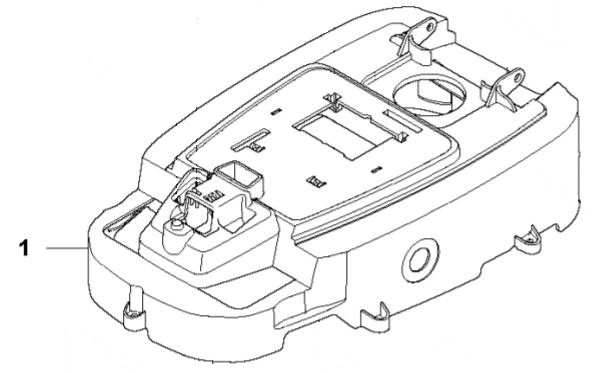 CARTER Display dans le groupe Pièces De Rechange Robots Tondeuse / Pièces détachées Gardena R80Li / Gardena R80Li - 2020 chez GPLSHOP (5793919-02)