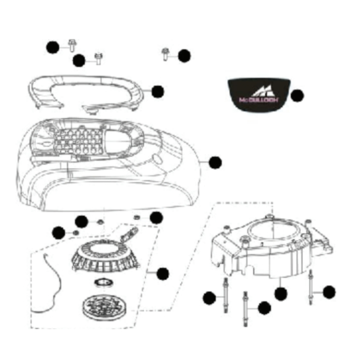 Couvercle/Kit De Démarrage 5798202-03 dans le groupe  chez GPLSHOP (5798202-03)
