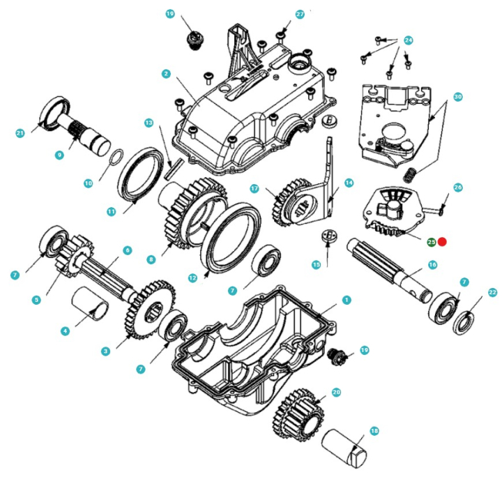Levier 5803185-01 dans le groupe chez GPLSHOP (5803185-01)