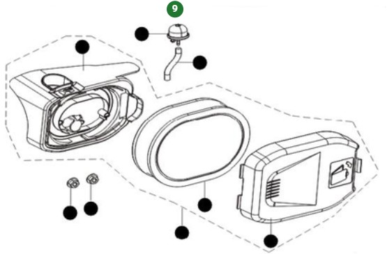 Réservoir de carburant 50 États.2,7 L SK2082 dans le groupe chez GPLSHOP (5803527-01)