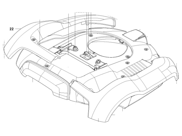 Carrosse R160 dans le groupe Pièces De Rechange Robots Tondeuse / Pièces détachées Gardena R160 / Gardena R160 - 2015 chez GPLSHOP (5807796-01)