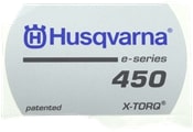 Autocollant 5808153-02 dans le groupe Pièces De Rechange / Pièces détachées Tronçonneuses / Pièces détachées Husqvarna 450/E chez GPLSHOP (5808153-02)