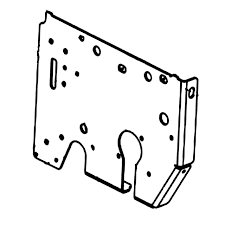 Cadre Latéral Gauche - Ms668 - Orang 5838084-03 dans le groupe  chez GPLSHOP (5838084-03)