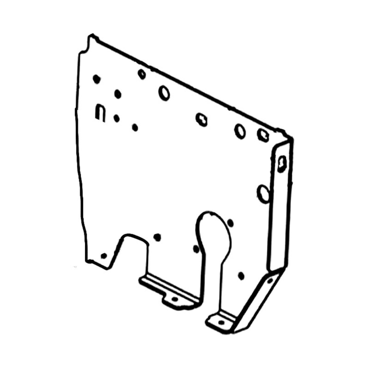 Cadre Côté Droit - Ms668 - Orange 5838084-04 dans le groupe  chez GPLSHOP (5838084-04)