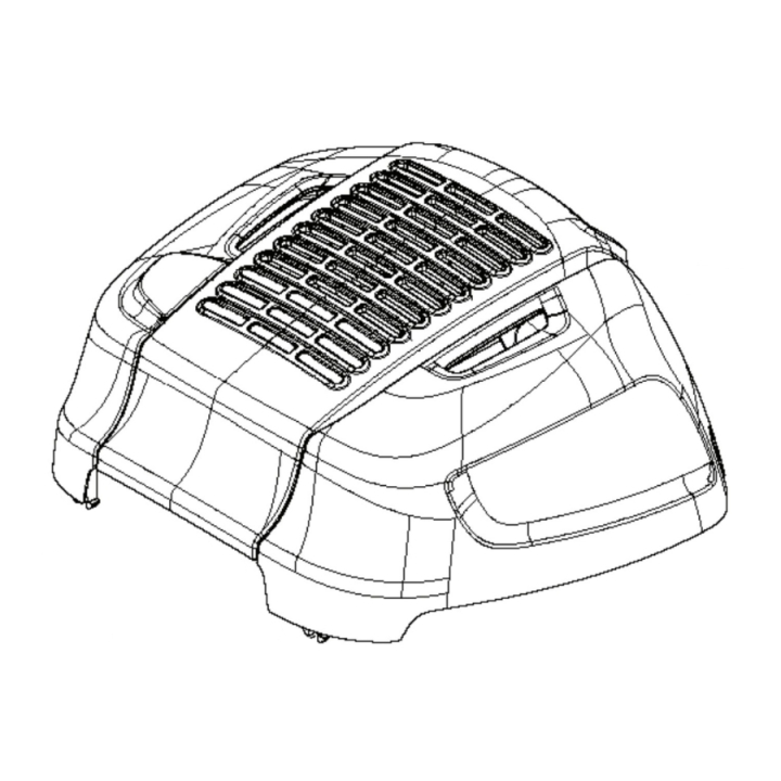 Couvre capot moteur Cmpl dans le groupe Pièces De Rechange / Pièces détachées Jonsered Tondeuse autoportée / Pièces détachées Jonsered FR 2312 MA chez GPLSHOP (5848190-01)