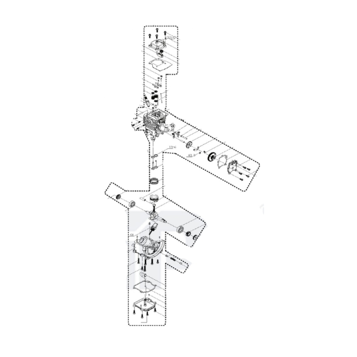 Moteur 5853611-01 dans le groupe Pièces De Rechange / Pièces détachées Partner Débroussailleuses / Pièces détachées Partner BC435L chez GPLSHOP (5853611-01)