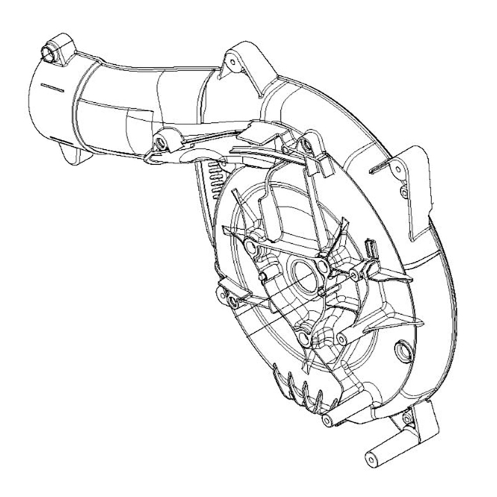 Coquille Vä dans le groupe Pièces De Rechange / Pièces détachées Souffleurs de feuilles / Pièces détachées Husqvarna 525BX chez GPLSHOP (5856125-01)