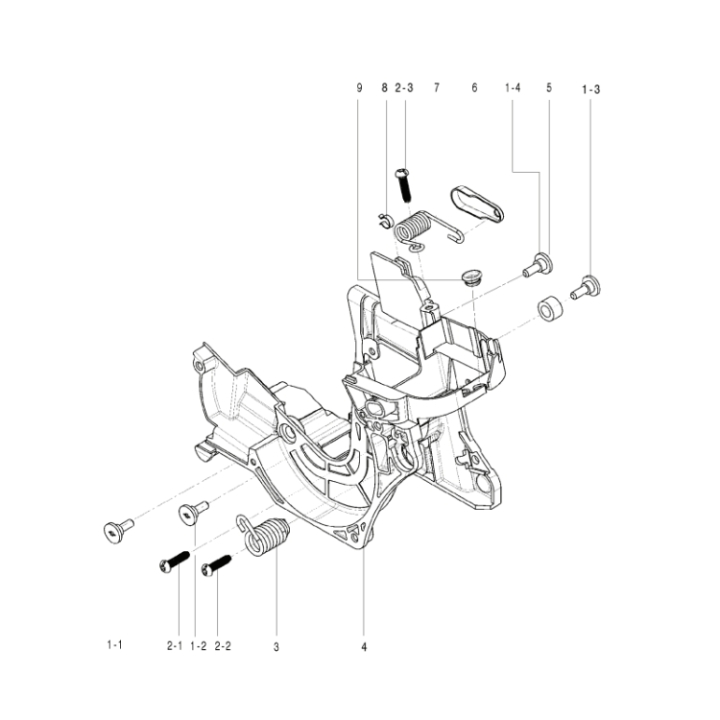 Le Support 5860986-03 dans le groupe Pièces De Rechange / Pièces détachées Tronçonneuses / Pièces détachées Husqvarna 120/E chez GPLSHOP (5860986-03)