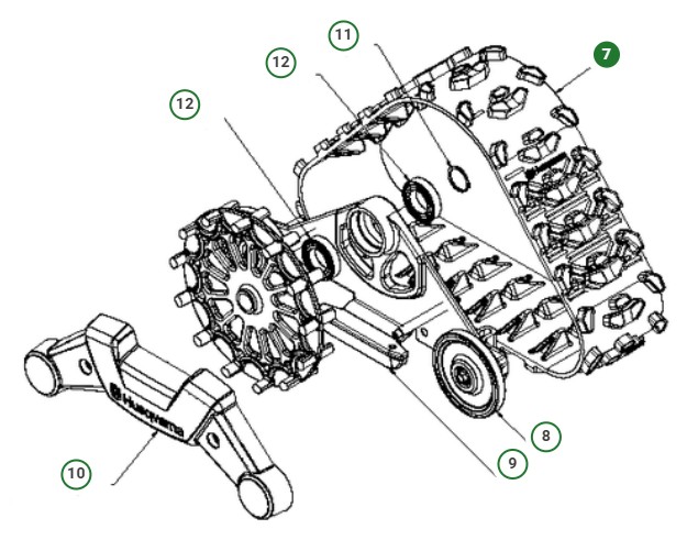Chenille En Caoutchouc 5869964-01 dans le groupe chez GPLSHOP (5869964-01)