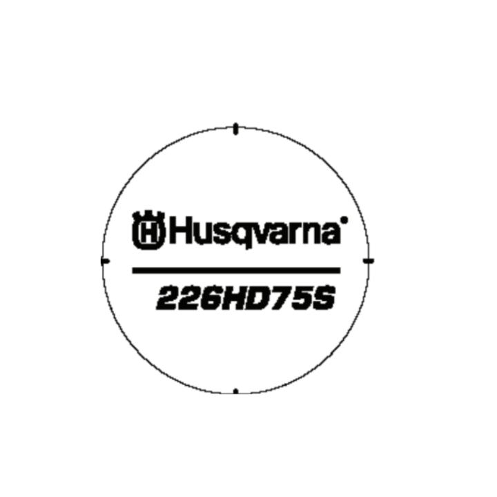 Décalque dans le groupe Pièces De Rechange / Pièces détachées Taille-haies / Pièces détachées Husqvarna 226HD75S chez GPLSHOP (5870278-01)