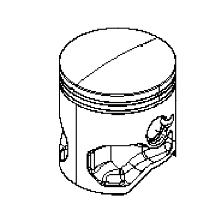 Piston 5874543-01 dans le groupe Pièces De Rechange / Pièces détachées McCulloch Débroussailleuses / Pièces détachées McCulloch B40BT Elite chez GPLSHOP (5874543-01)