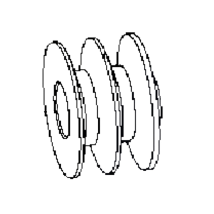 Poulie 5879537-01 dans le groupe Pièces De Rechange / Pièces détachées pour Motobineuses Husqvarna / Pièces détachées Husqvarna TF230 chez GPLSHOP (5879537-01)
