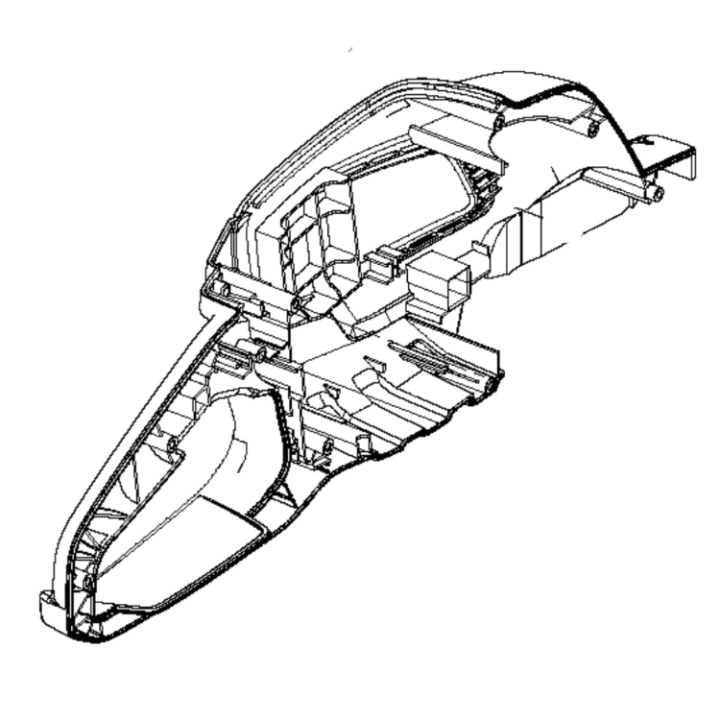 Couverture gauche dans le groupe Pièces De Rechange / Pièces détachées Taille-haies / Pièces détachées Husqvarna 115iHD45 chez GPLSHOP (5881458-03)