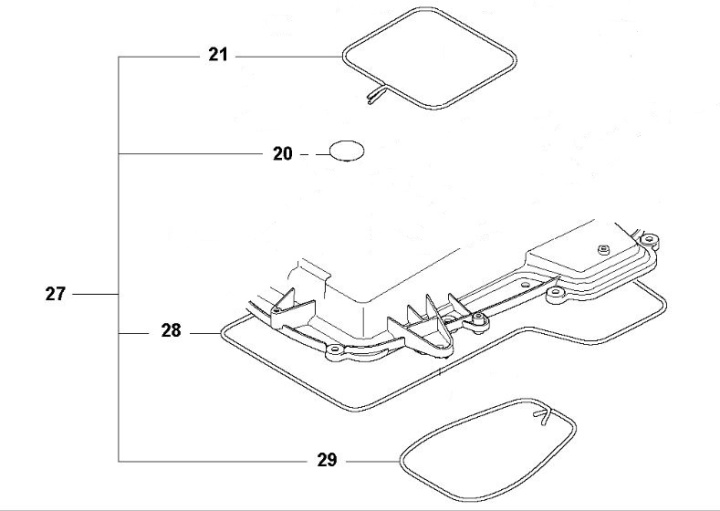 JOINT KIT dans le groupe Pièces De Rechange Robots Tondeuse / Pièces détachées Gardena R45Li / Gardena R45Li - 2019 chez GPLSHOP (5884070-01)