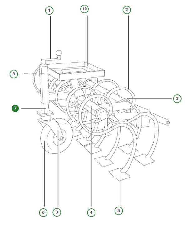 Réglage De La Hauteur 5886845-01 dans le groupe chez GPLSHOP (5886845-01)