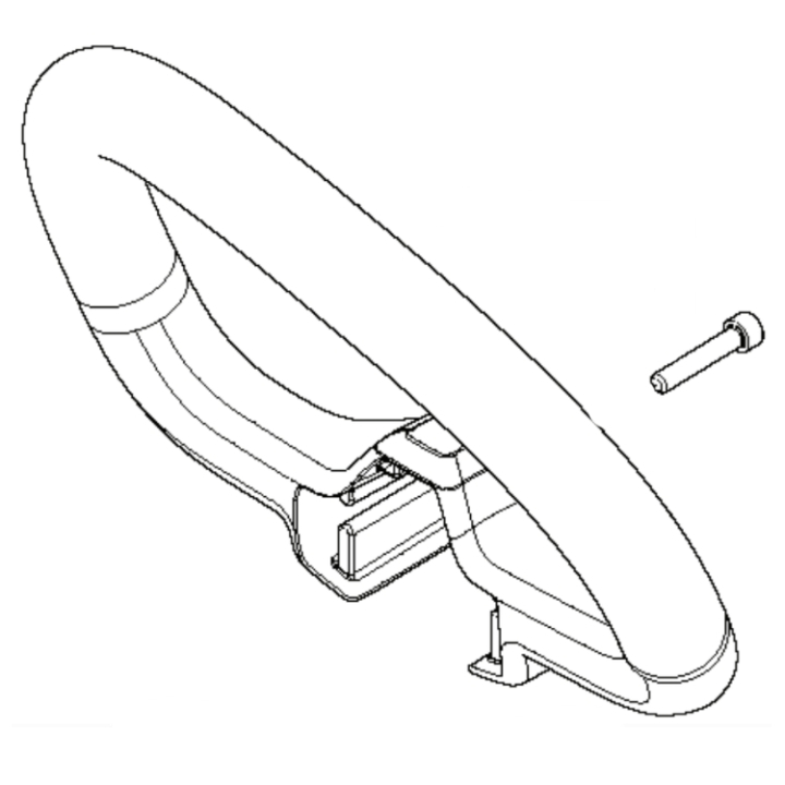 Poignée avant dans le groupe Pièces De Rechange / Pièces détachées Débroussailleuses / Pièces détachées Husqvarna 136LiL chez GPLSHOP (5887550-01)