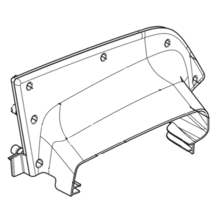 Réservoir de carburant pour pneus, à l'intérieur dans le groupe Pièces De Rechange / Pièces détachées Rider / Pièces détachées Husqvarna Rider 420 TSX AWD chez GPLSHOP (5894981-01)