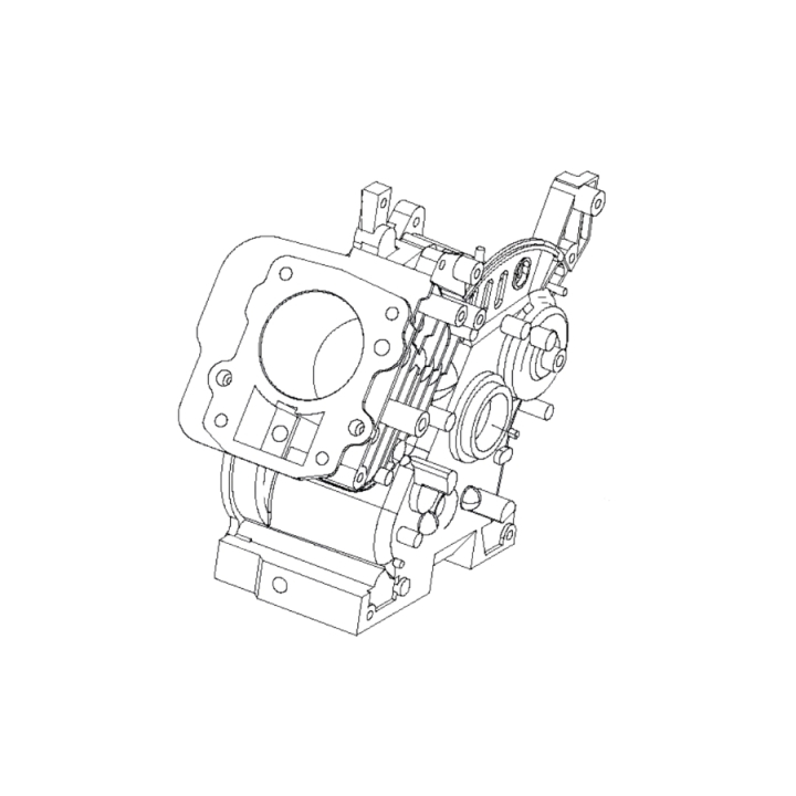 Carter Moteur 5898567-01 dans le groupe Pièces De Rechange / Pièces détachées Övriga Reservdelar / Pièces détachées McCulloch Jordfräsar / Pièces détachées McCulloch MFT44 100 chez GPLSHOP (5898567-01)