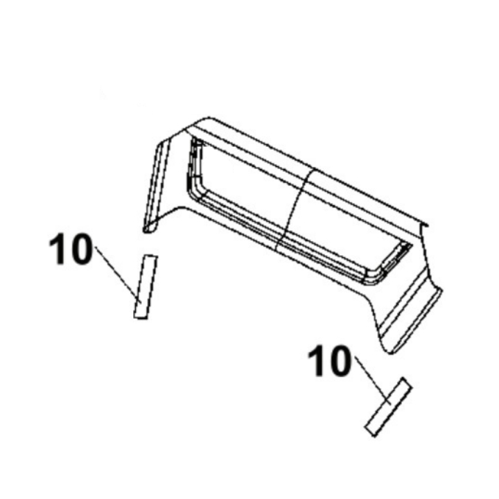 Autocollant 5902163-01 dans le groupe Pièces De Rechange / Pièces détachées pour Motobineuses Husqvarna / Pièces détachées Husqvarna TR348 chez GPLSHOP (5902163-01)