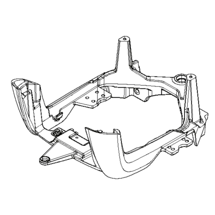 Châssis arrière, complet, gris dans le groupe Pièces De Rechange / Pièces détachées Rider / Pièces détachées Husqvarna Rider 115B chez GPLSHOP (5902684-01)