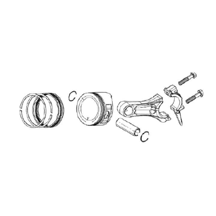 Piston, Kpl 5903911-01 dans le groupe Pièces De Rechange / Pièces détachées pour Motobineuses Husqvarna / Pièces détachées Husqvarna TF120 chez GPLSHOP (5903911-01)