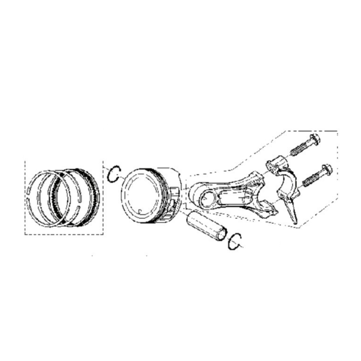 Ensemble de cylindre Ensemble de cylindre Pu dans le groupe Pièces De Rechange / Pièces détachées pour Motobineuses Husqvarna / Pièces détachées Husqvarna TF225 chez GPLSHOP (5903924-02)