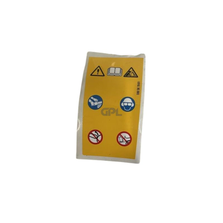 Autocollants H565/H572 5905670-01 dans le groupe Pièces De Rechange / Pièces détachées Tronçonneuses / Pièces détachées Husqvarna 572XP/G chez GPLSHOP (5905670-01)