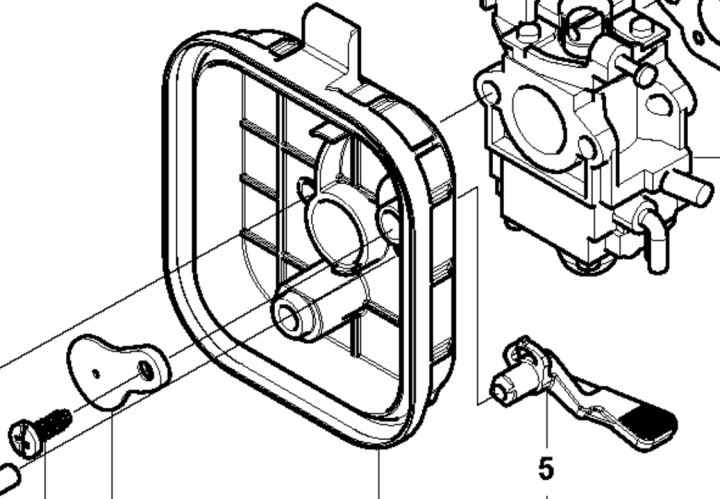 Support De Filtre A Air Complet 5905794-01 dans le groupe  chez GPLSHOP (5905794-01)
