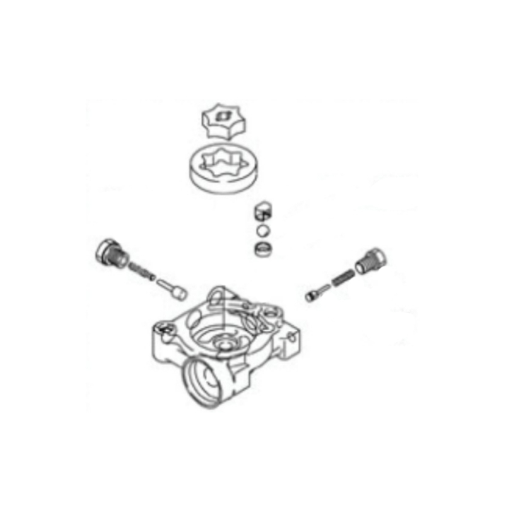 Station de pompage, ensemble dans le groupe Pièces De Rechange / Pièces détachées Rider / Pièces détachées Husqvarna Rider 420 TSX AWD chez GPLSHOP (5906216-01)