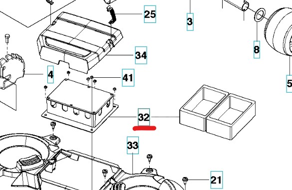 Unité De Commande Du Moteur, Plateau De Tondeuse 5914572-01 dans le groupe  chez GPLSHOP (5914572-01)