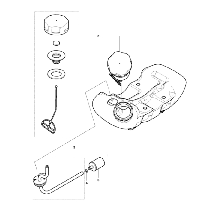 Réservoir De Carburant Complet 5926136-02 dans le groupe chez GPLSHOP (5926136-02)